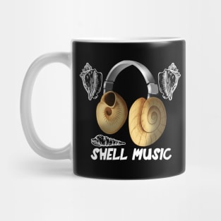 seashell music collector Mug